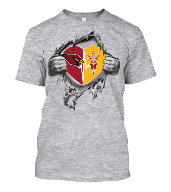Arizona Cardinals Sun Devils It's In My Heart T-Shirt