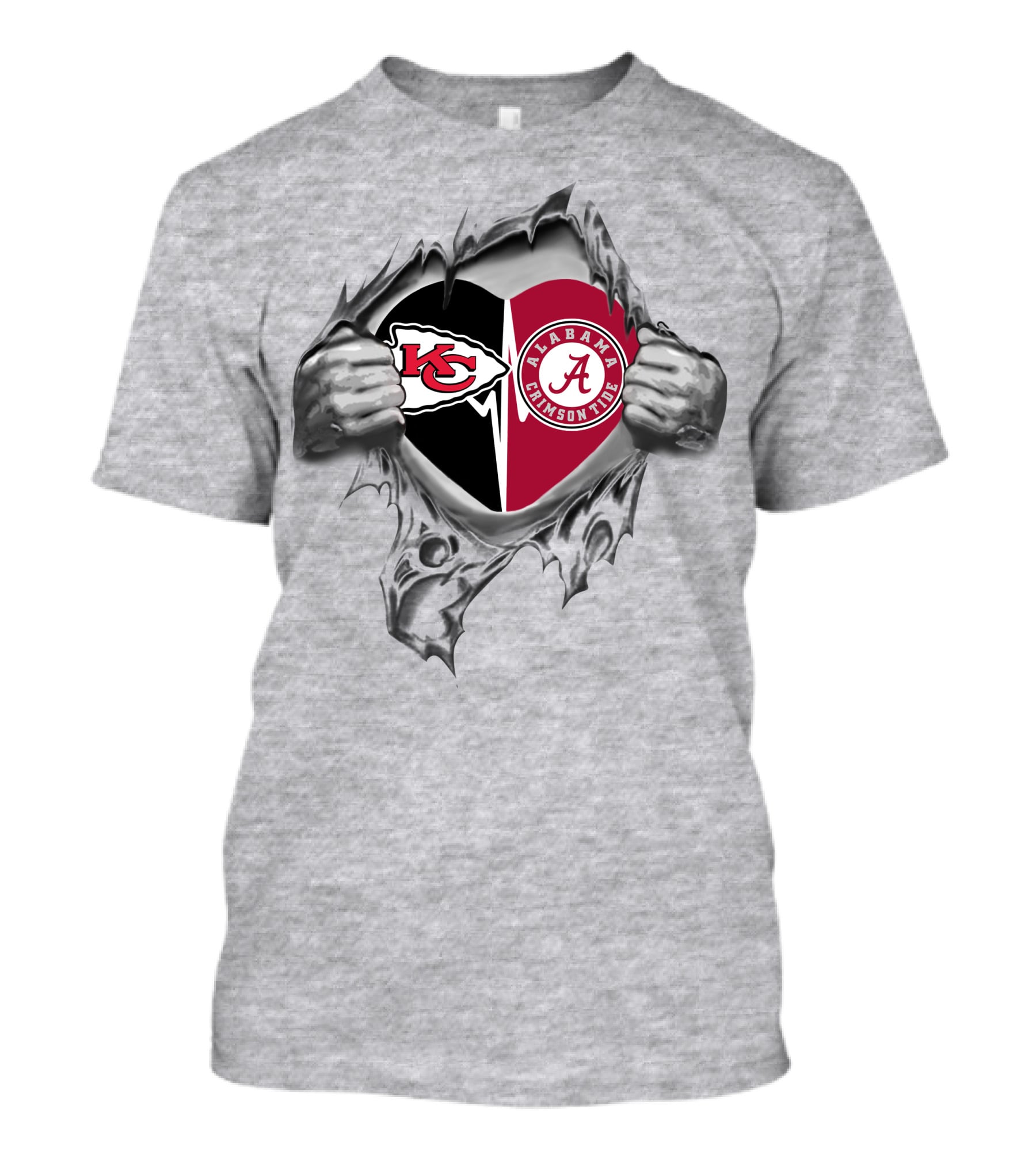 Chiefs Kansas City Alabama Crimson Tide It’s In My Heart T-Shirt