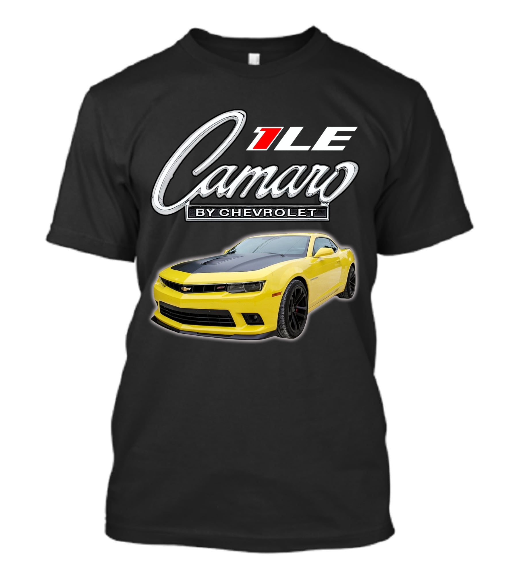 Camaro 1LE By Chevrolet Yellow Sports Car T-Shirt