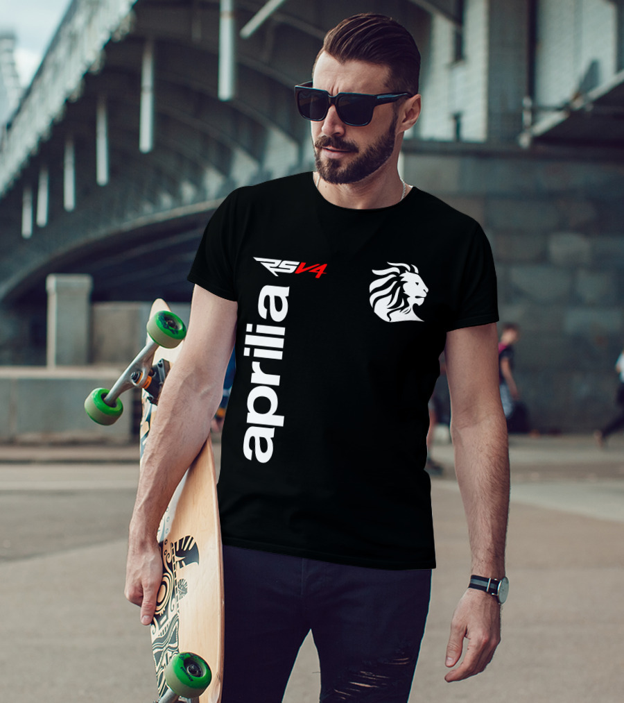 Aprilia RSV4 Lion Emblem T-Shirt