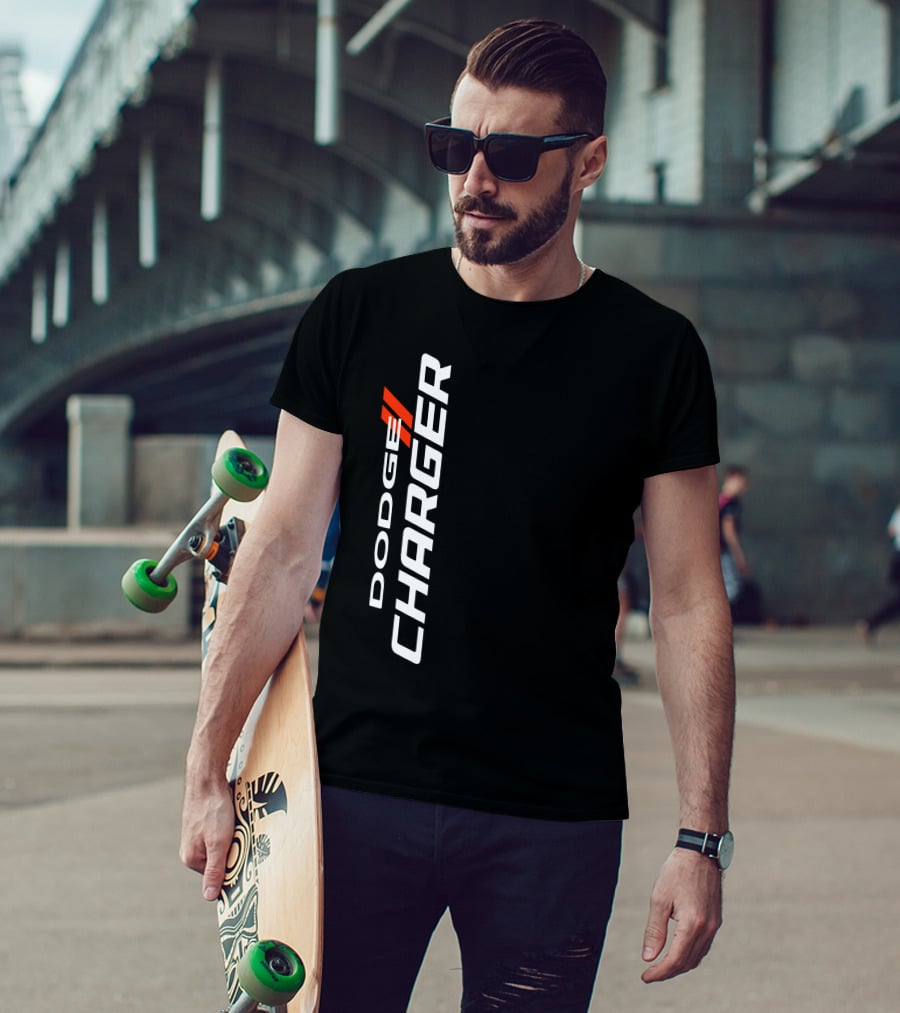 Dodge Charger Vertical Performance Stripe T-Shirt