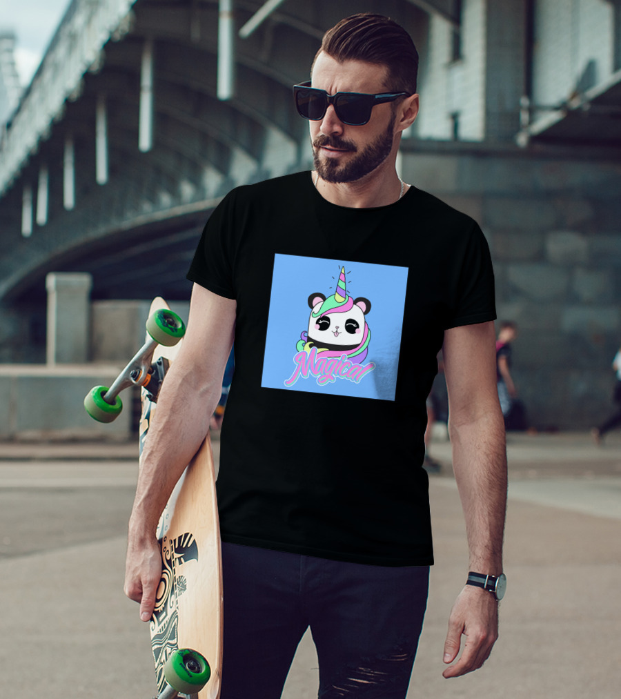 Magical Unicorn Panda Cute T-Shirt
