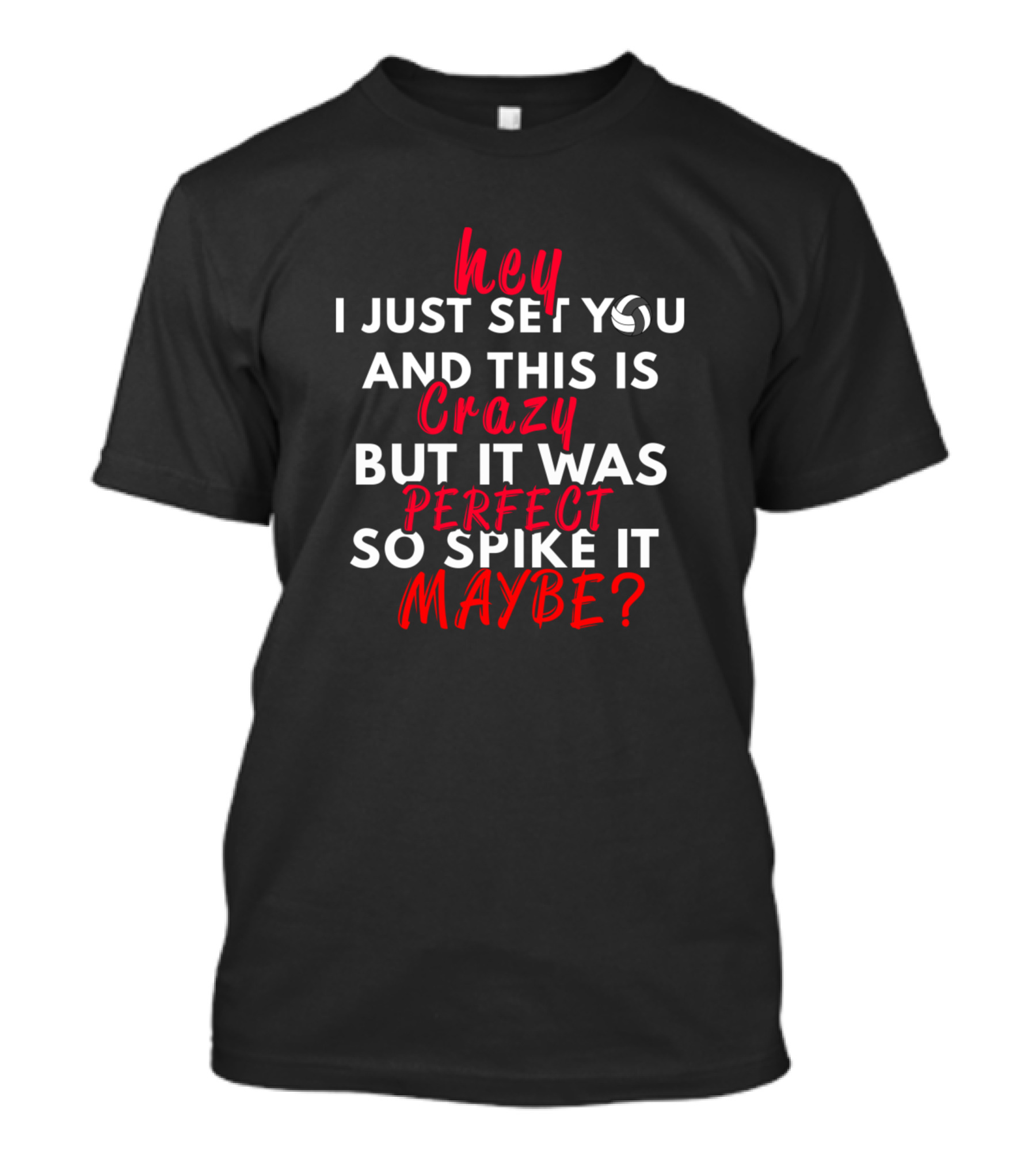 Hey I Just Set You And This Is Crazy But It Was Perfect So Spike It Maybe T-Shirt