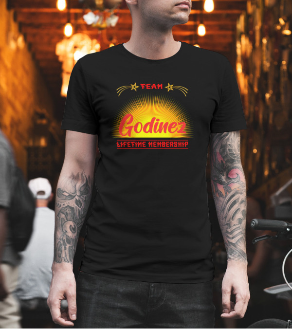 Team Godinez Lifetime Membership Starburst T-Shirt Team Godinez Lifetime Membership Starburst T-Shirt