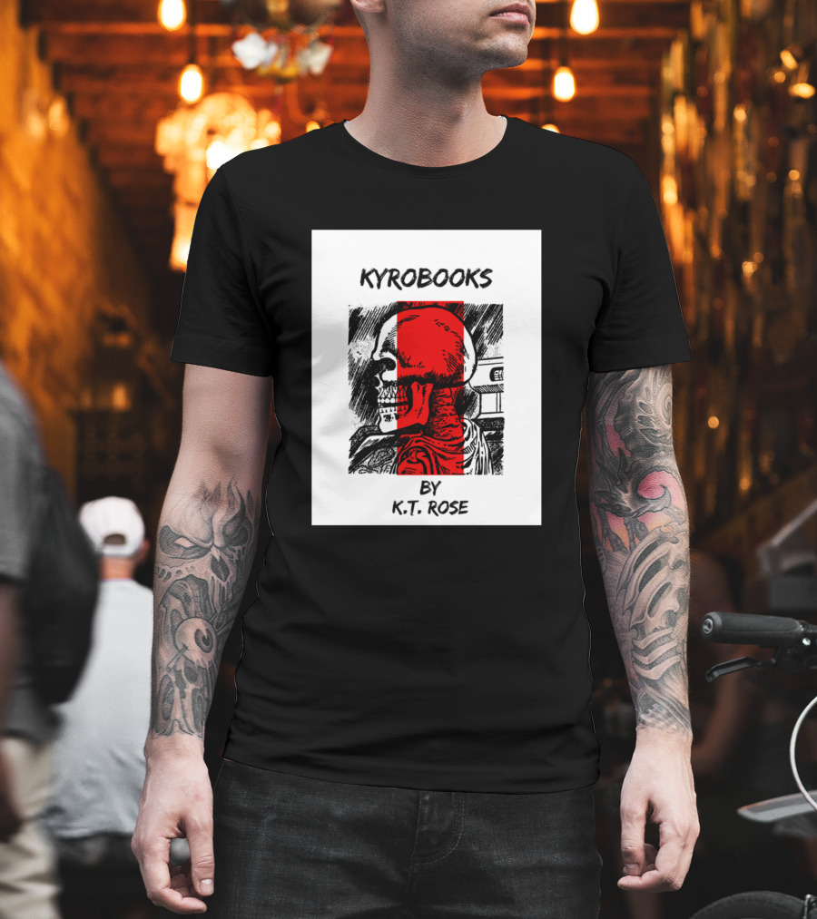 KYROBOOKS By K.T. Rose Red Skeleton T-Shirt