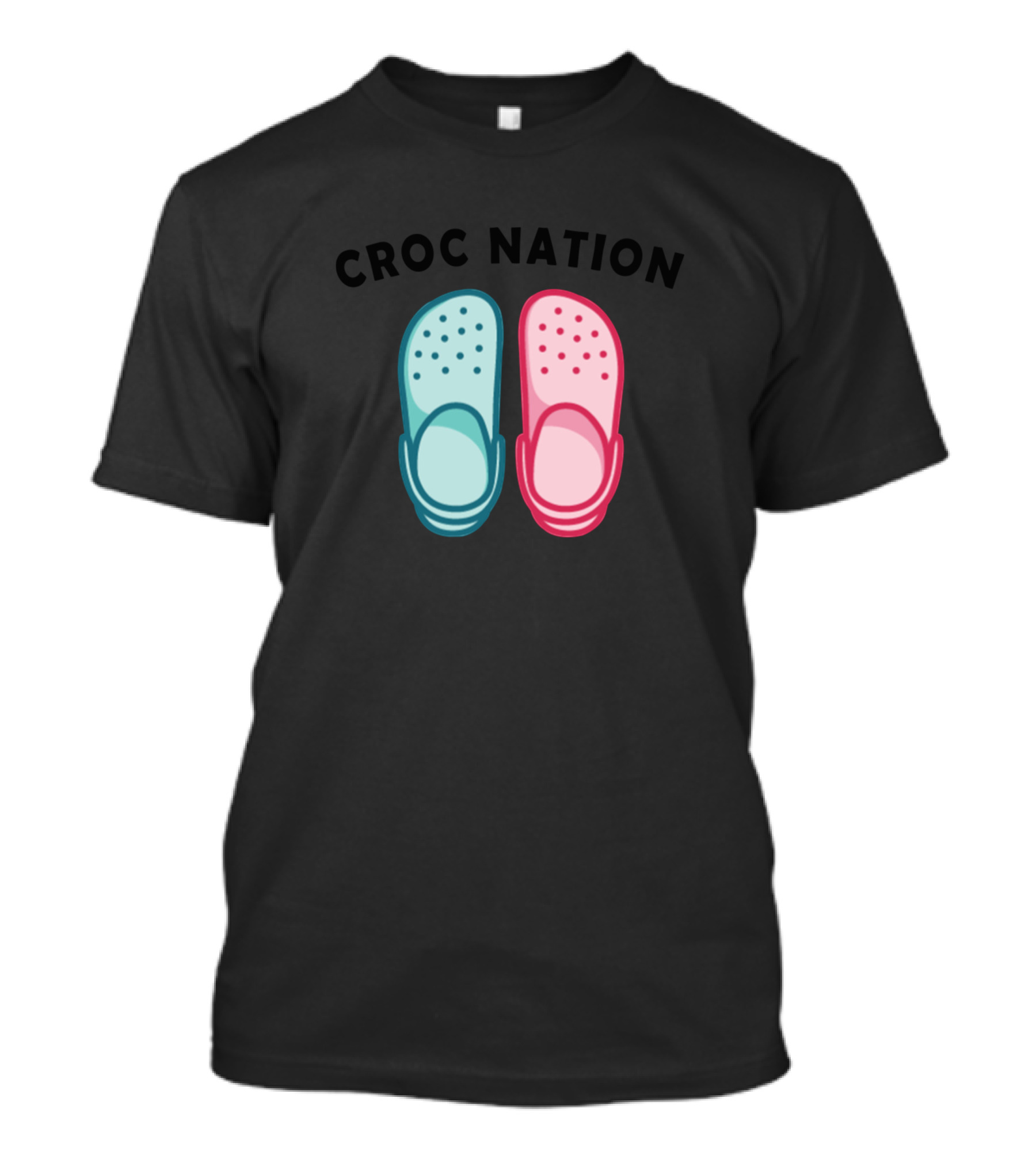 Croc Nation Fun Colorful Footwear T-Shirt
