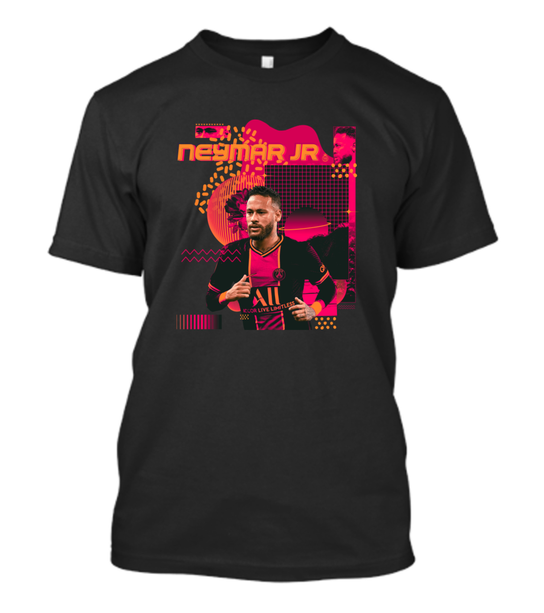 Neymar Jr Paris Saint-Germain Football Club Color Live Limitless T-Shirt