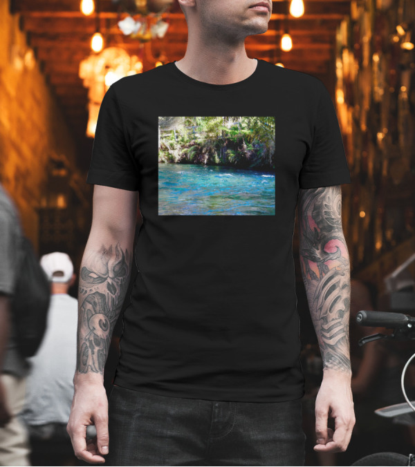 The Pristine Blue Waters and Lush Greenery of New Zealand T-Shirt The Pristine Blue Waters and Lush Greenery of New Zealand T-Shirt