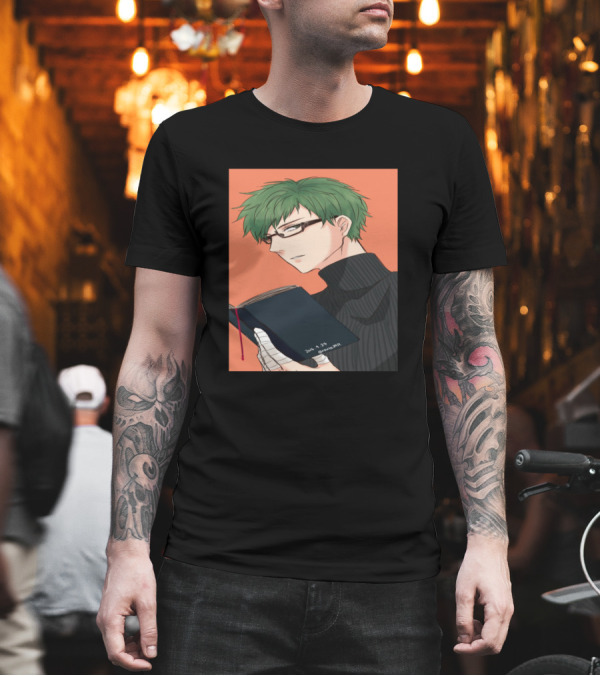 Shintaro Midorima Reading Manga T-Shirt Shintaro Midorima Reading Manga T-Shirt