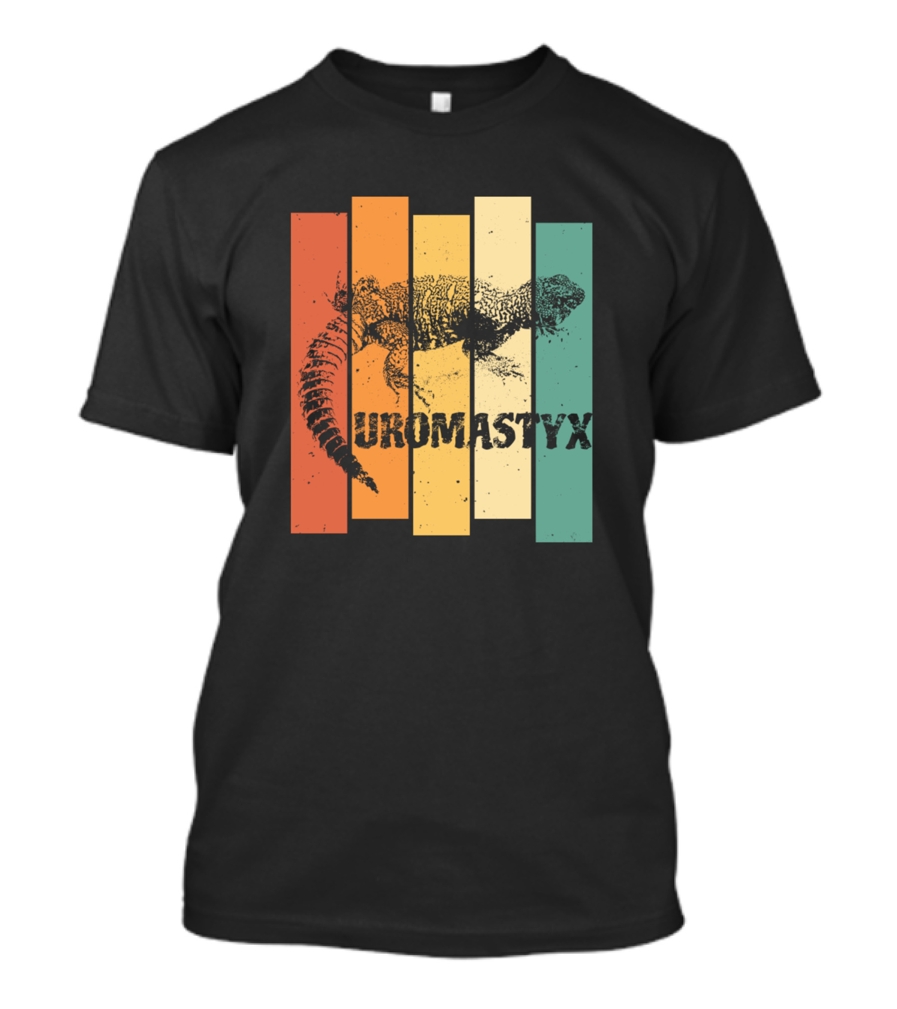 Uromastyx Reptile Spiny Tailed Lizard Vintage Colors T-Shirt