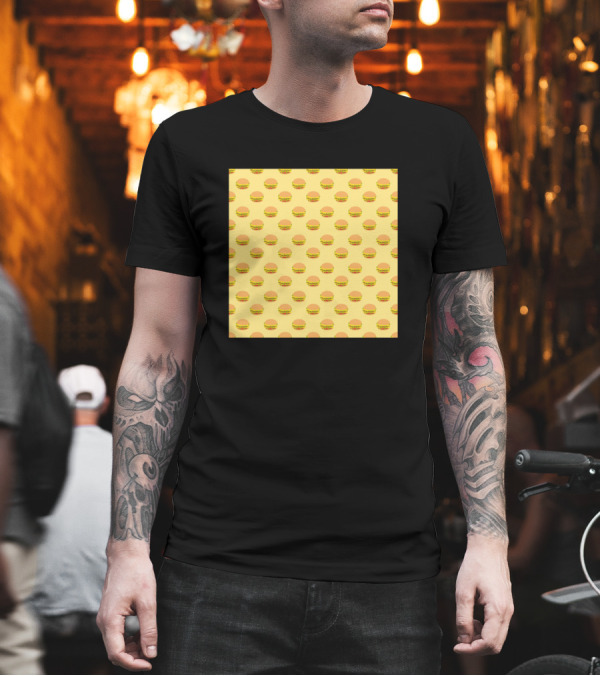 Cloth Masks Cheeseburgers Pattern Neck Gaiter T-Shirt Cloth Masks Cheeseburgers Pattern Neck Gaiter T-Shirt