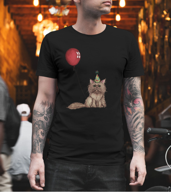 Cat Kitty Celebration Kitten Party Balloon T-Shirt Cat Kitty Celebration Kitten Party Balloon T-Shirt
