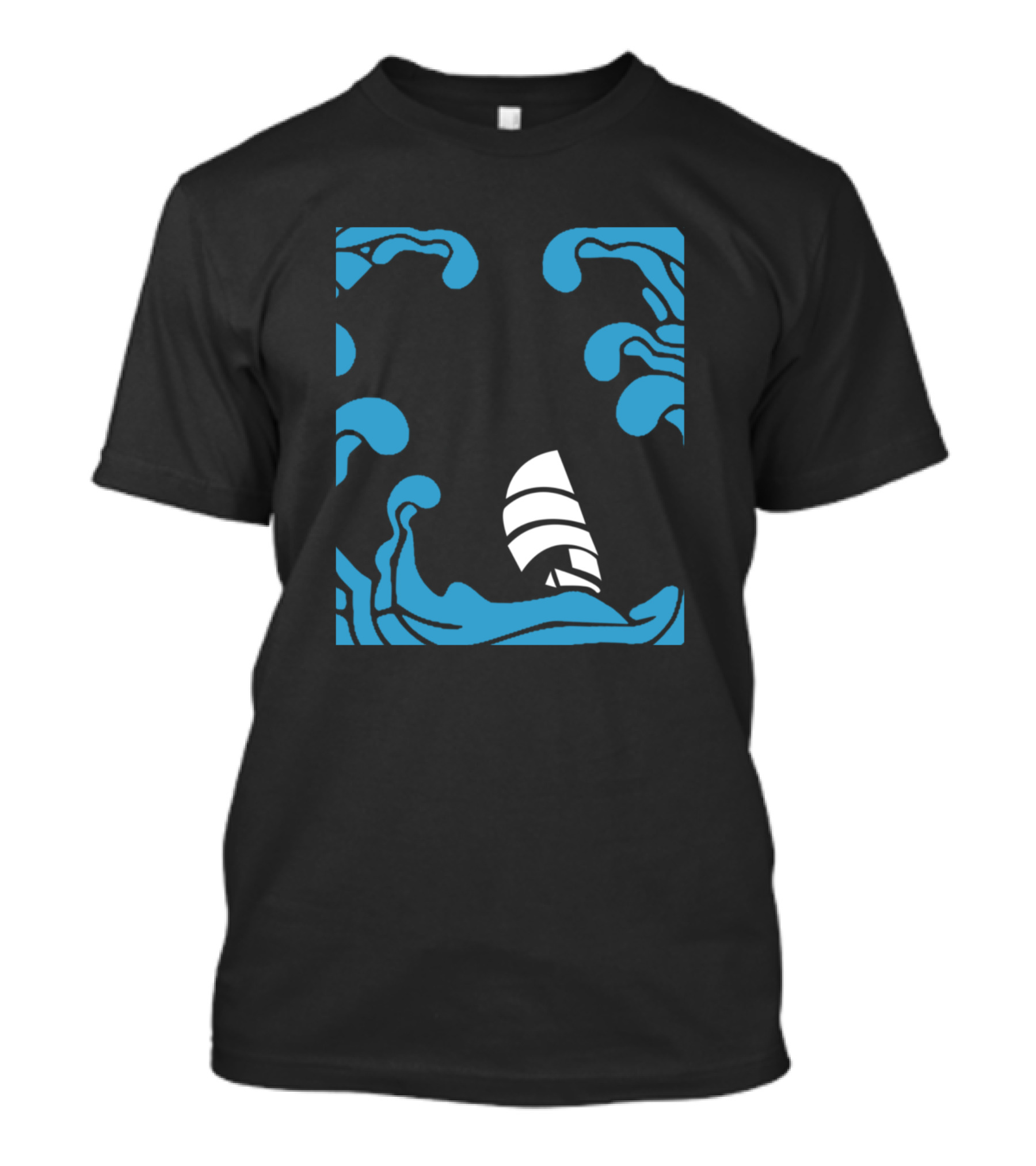 Boat Captain Funny Captains Log Waves And Sailboat T-Shirt