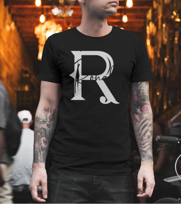 Ronald Second Name Ronald Family Name Ronald Middle Initial R T-Shirt Ronald Second Name Ronald Family Name Ronald Middle Initial R T-Shirt