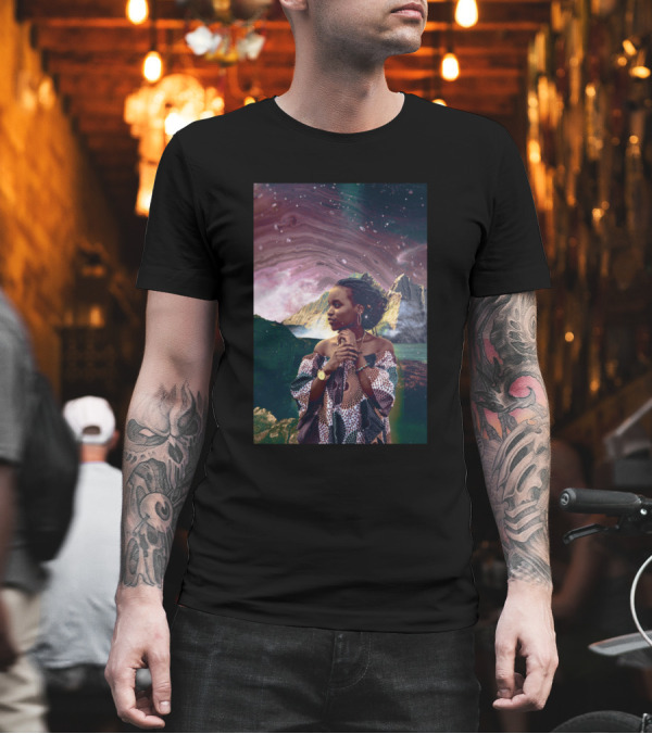 Make Waves Cosmic Landscape Tranquility T-Shirt Make Waves Cosmic Landscape Tranquility T-Shirt
