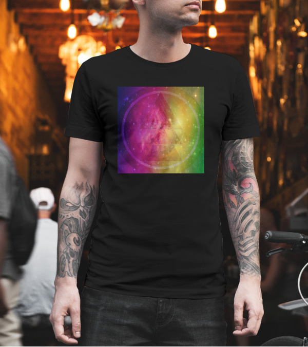 Prisma Spectrum Triangle Galaxy T-Shirt Prisma Spectrum Triangle Galaxy T-Shirt