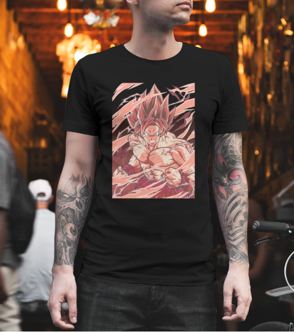 Kakarot Son Goku Super Saiyan Power Charge T-Shirt Kakarot Son Goku Super Saiyan Power Charge T-Shirt