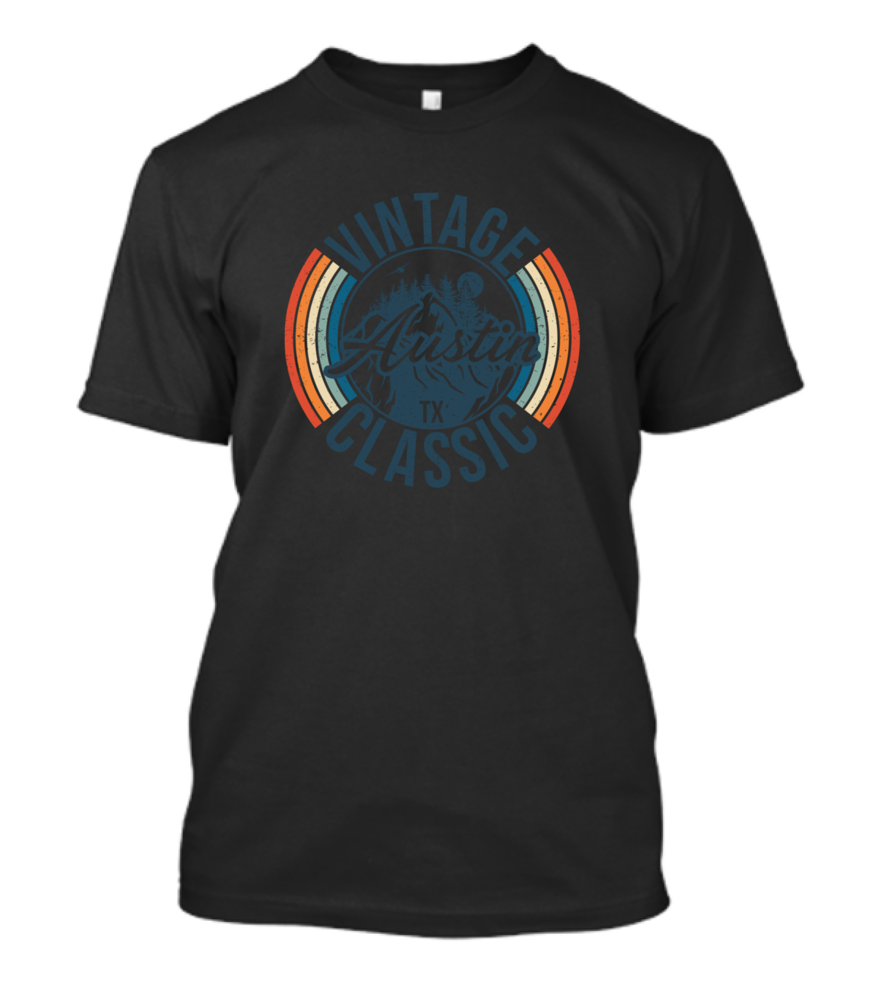 Vintage Classic Austin TX Scenic T-Shirt