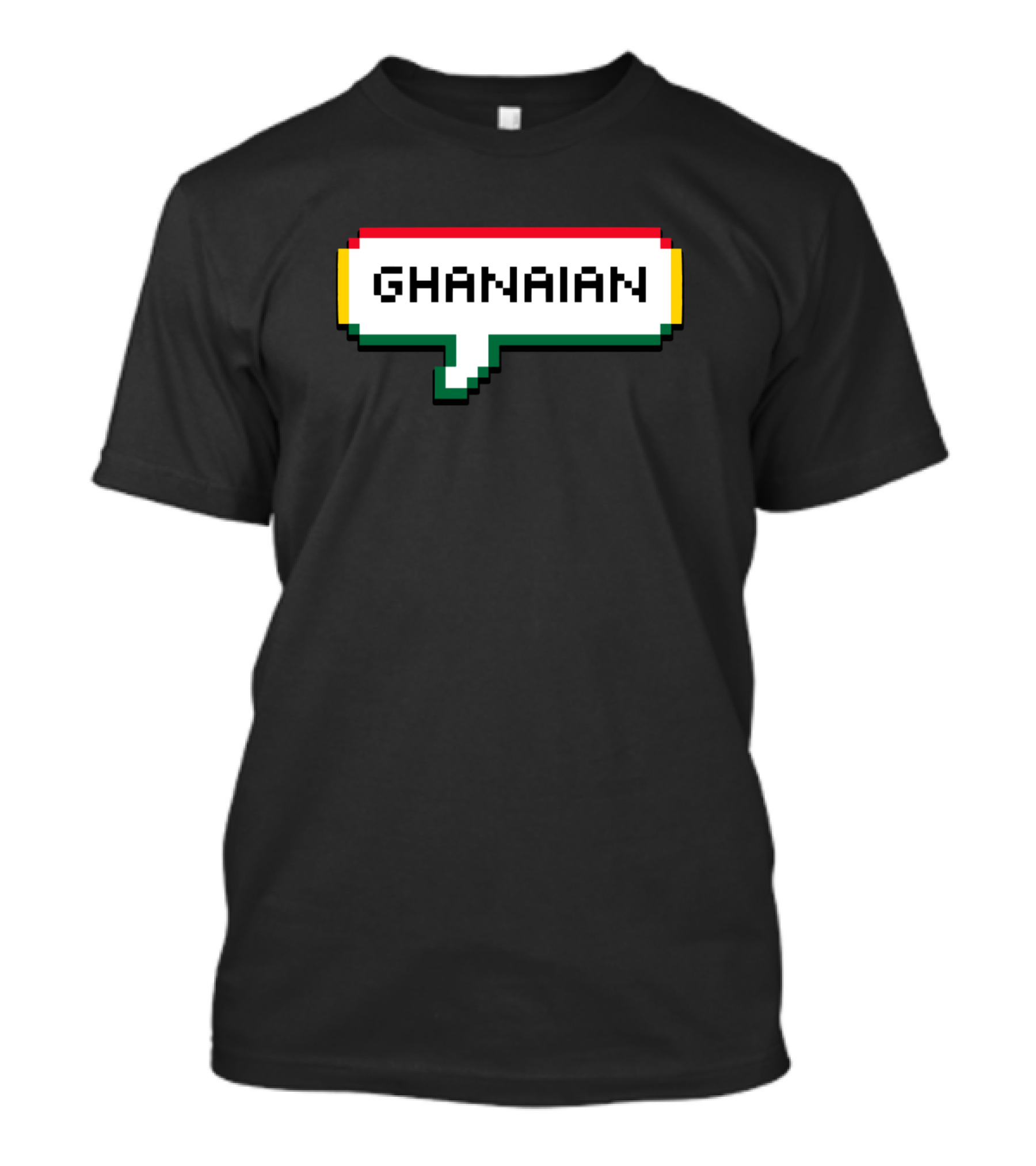Ghanaian Speech Bubble Pixel T-Shirt
