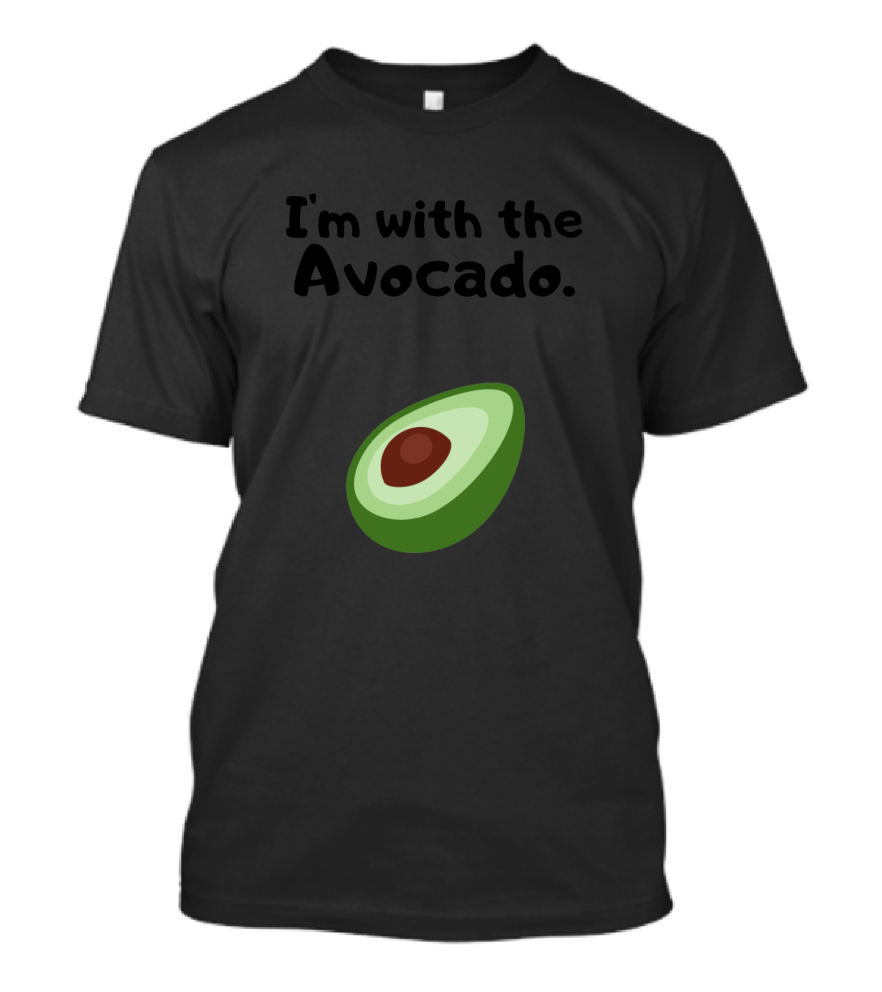 I'm With The Avocado Half T-Shirt