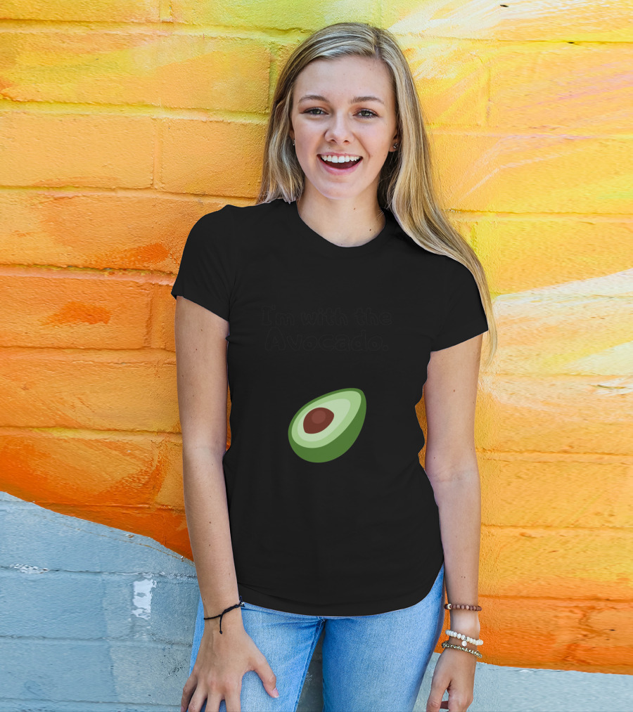I'm With The Avocado Half T-Shirt