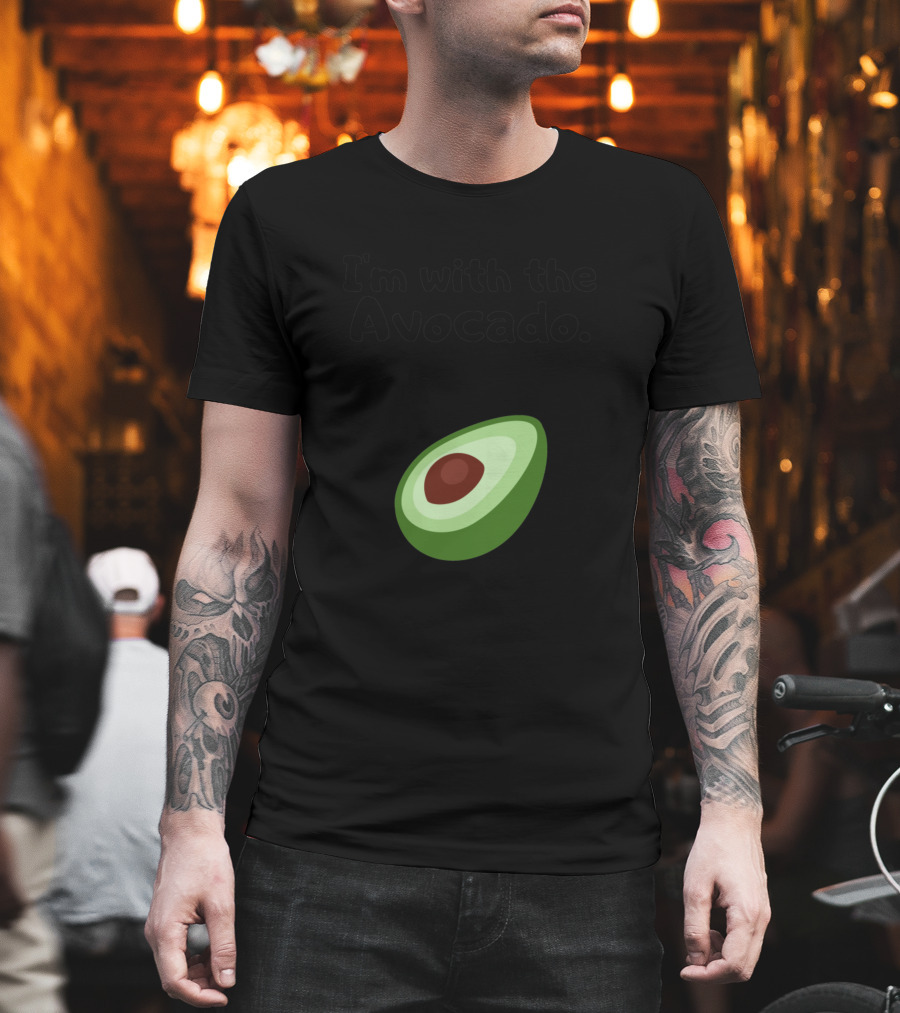 I'm With The Avocado Half T-Shirt