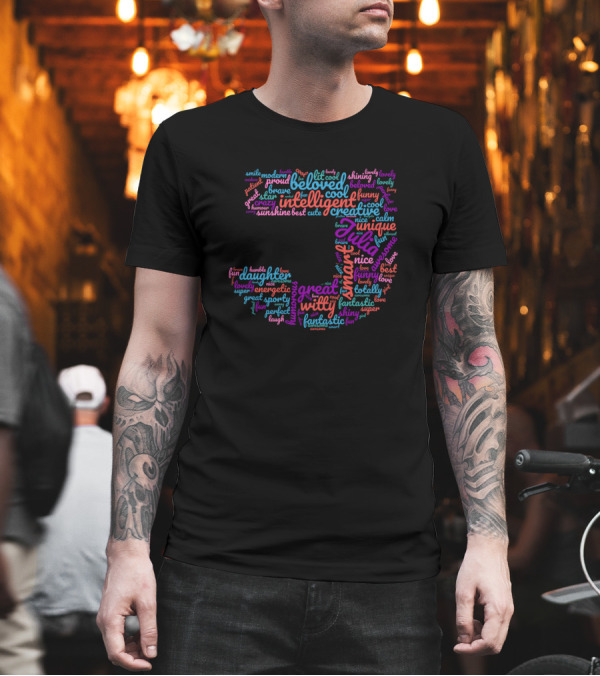 Beloved Intelligent Creative Unique Julia Wordcloud Letter J T-Shirt Beloved Intelligent Creative Unique Julia Wordcloud Letter J T-Shirt