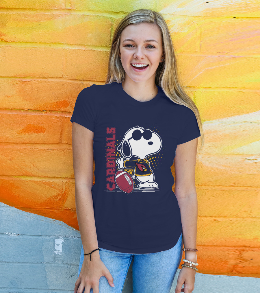 Cardinals Snoopy Arizona Football T-Shirt