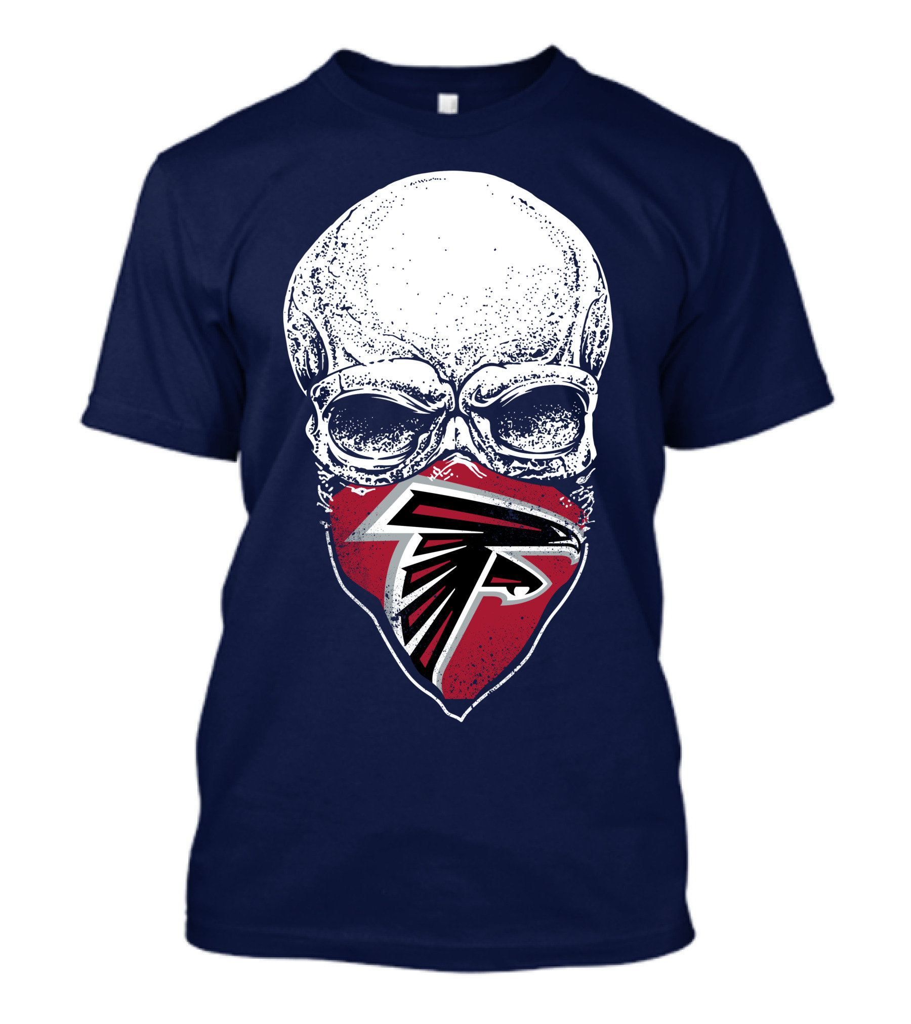 Atlanta Falcons Skull Logo Bandanna T-Shirt