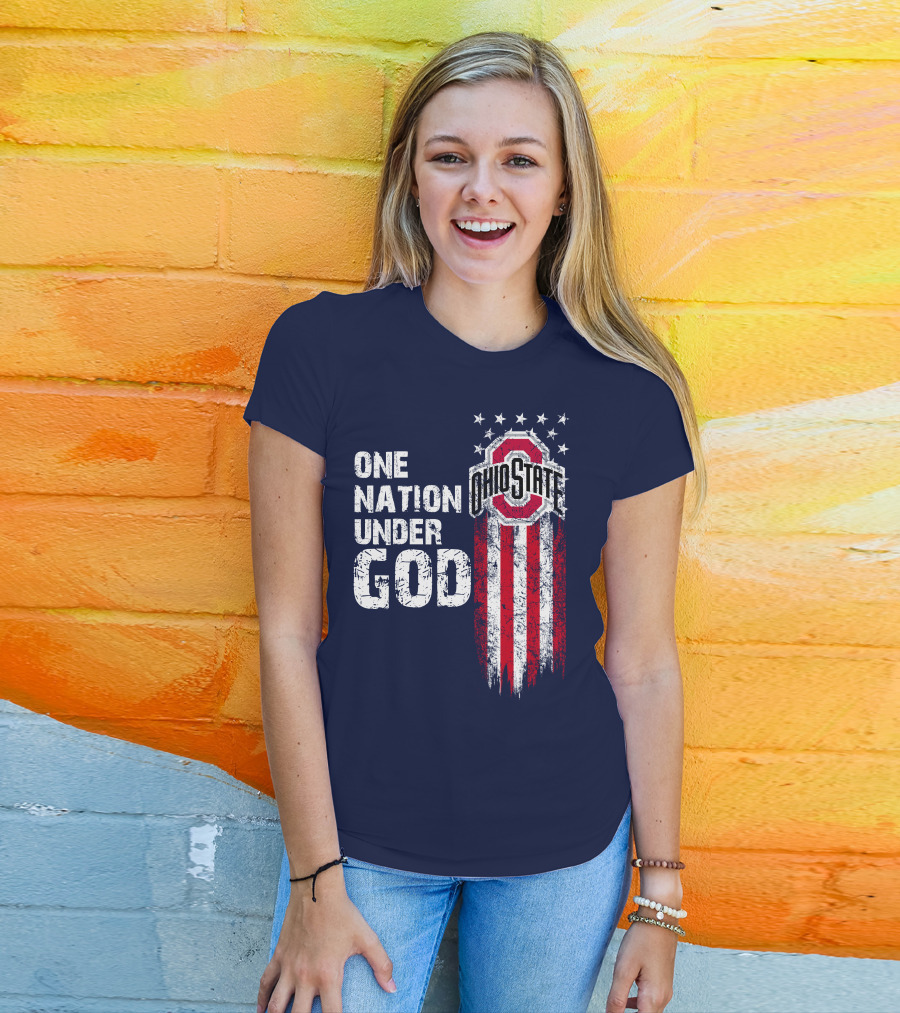 Ohio State Buckeyes One Nation Under God T-Shirt