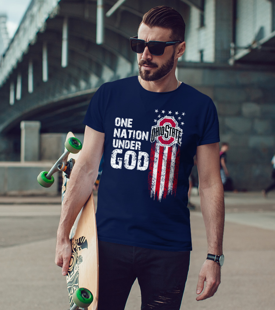 Ohio State Buckeyes One Nation Under God T-Shirt