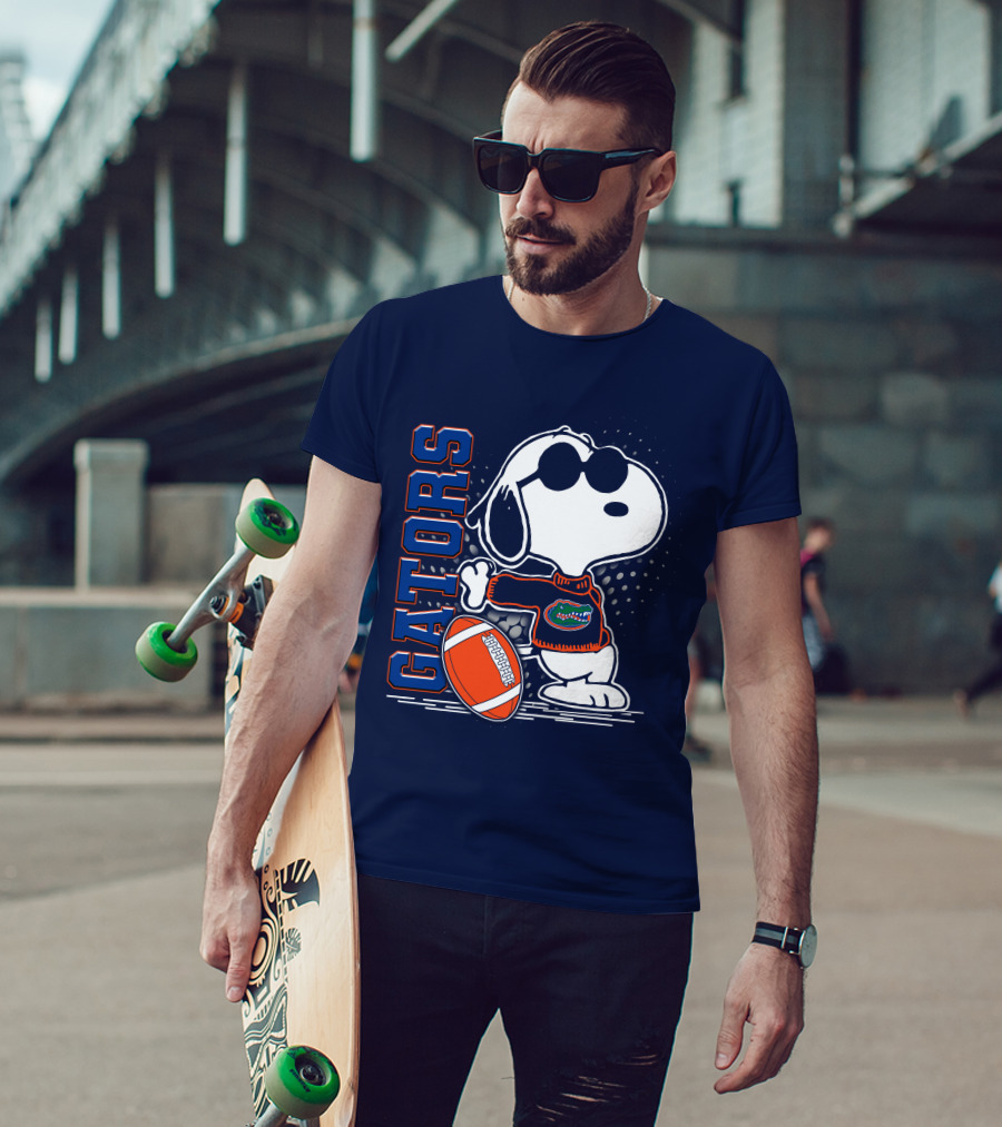 Gators Snoopy Football Florida T-Shirt