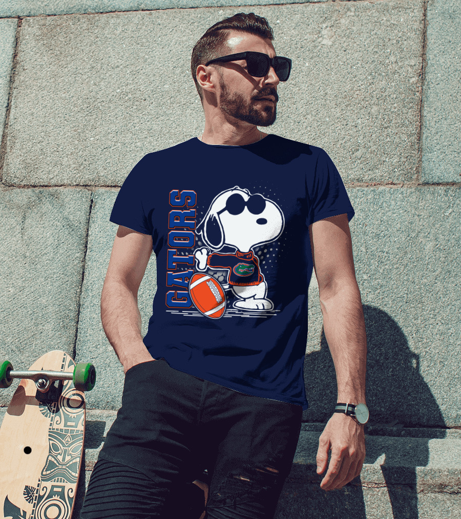 Gators Snoopy Football Florida T-Shirt