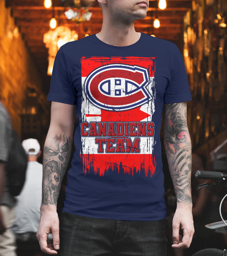Montreal Canadiens Team Flag T-Shirt