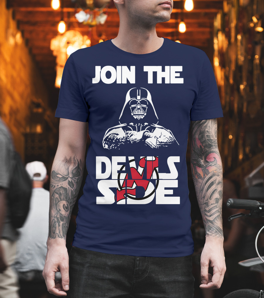 Join The Devils Side New Jersey Devils T-Shirt