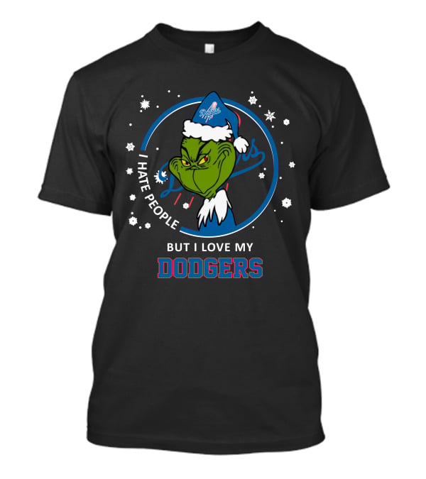 I Hate People But I Love My Los Angeles Dodgers T-Shirt