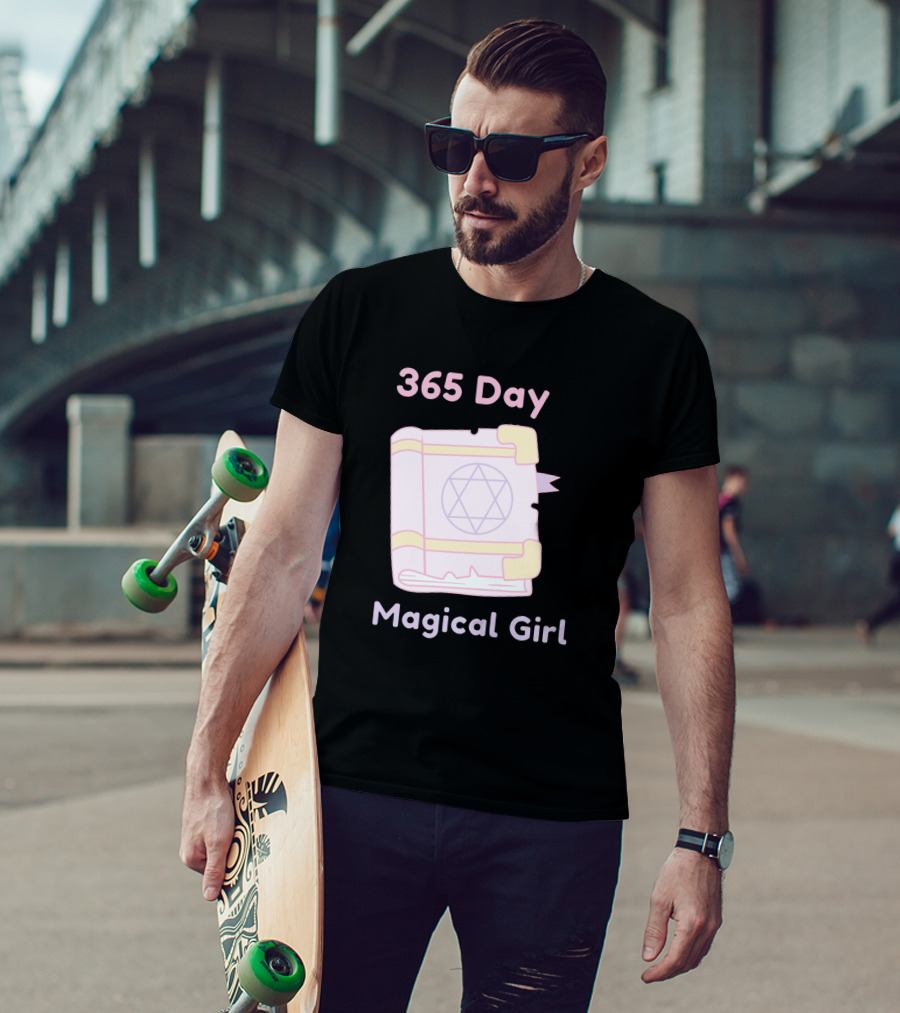 365 Day Magical Girl Pastel Spellbook Star Emblem T-Shirt