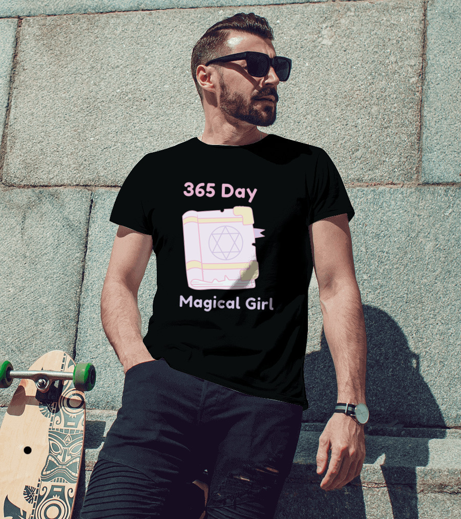 365 Day Magical Girl Pastel Spellbook Star Emblem T-Shirt