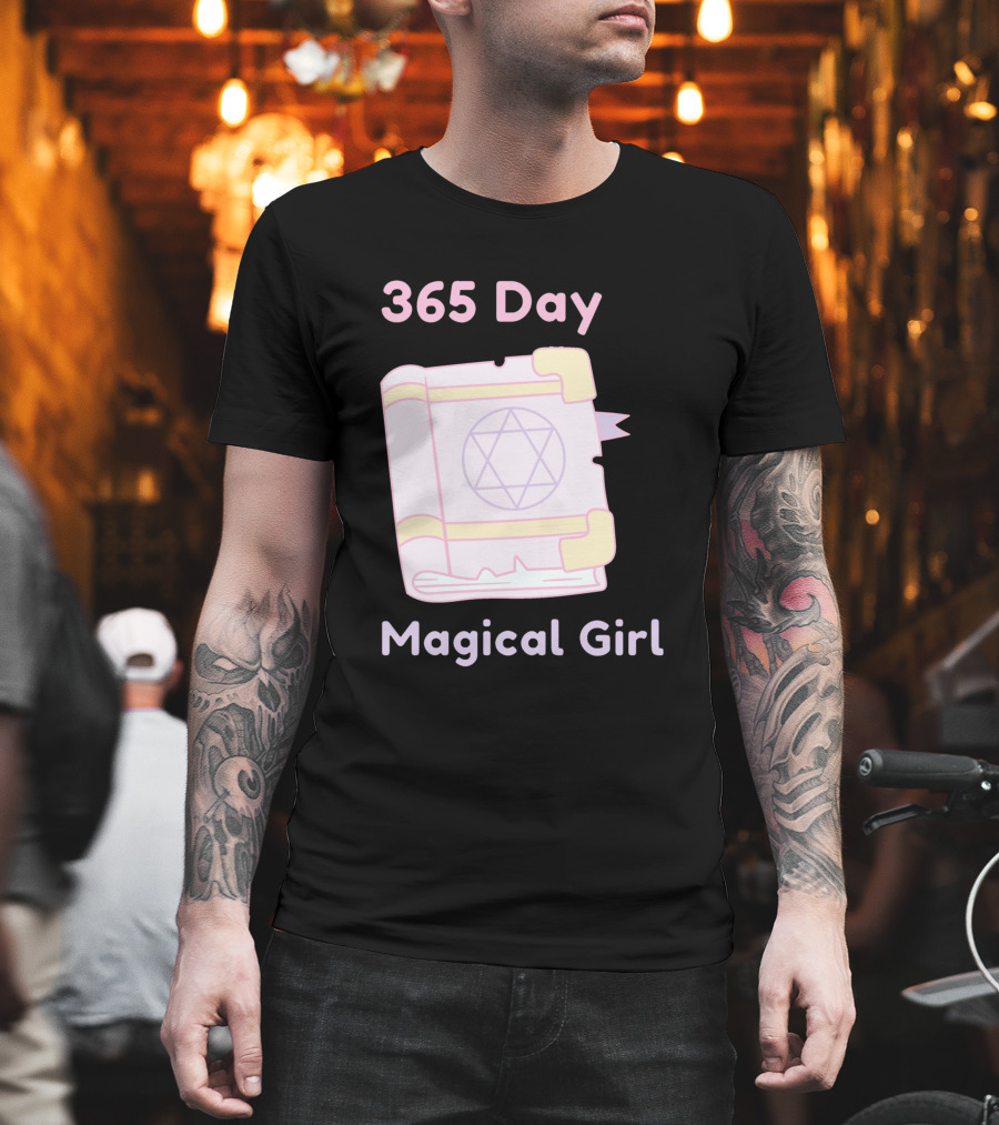 365 Day Magical Girl Pastel Spellbook Star Emblem T-Shirt