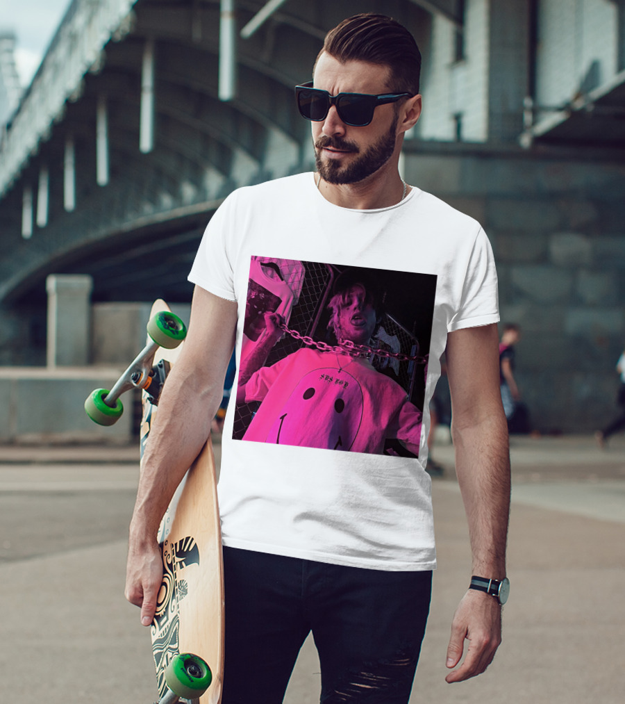 Sad Boy Lil Peep Merch Classique Chain Smiley T-Shirt