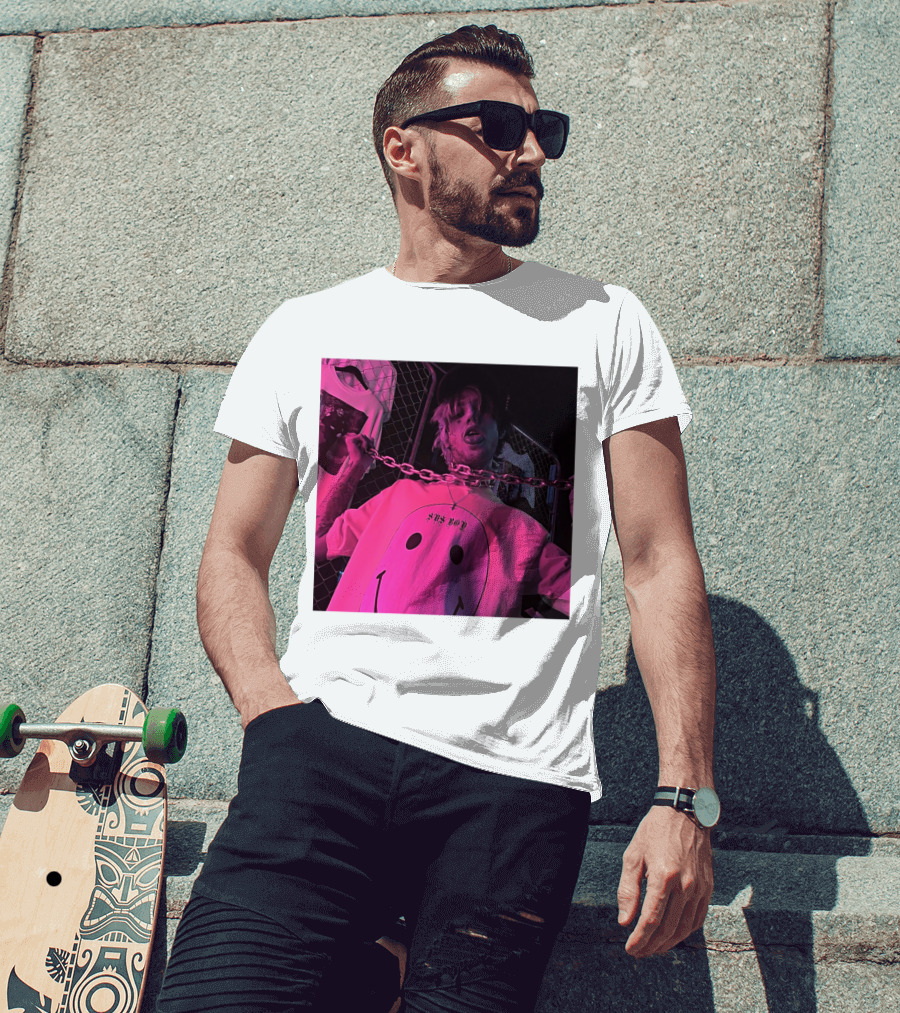 Sad Boy Lil Peep Merch Classique Chain Smiley T-Shirt