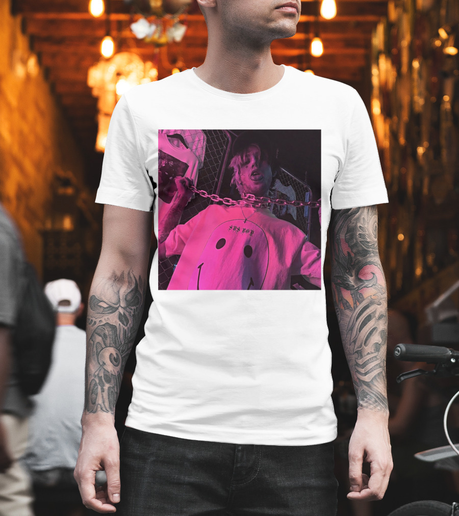 Sad Boy Lil Peep Merch Classique Chain Smiley T-Shirt