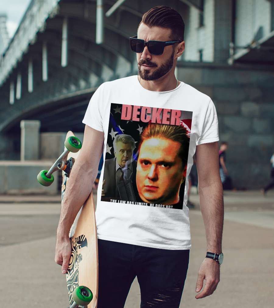 DECKER The Law Has Limits He Does Not On Cinema At The Cinema T-Shirt