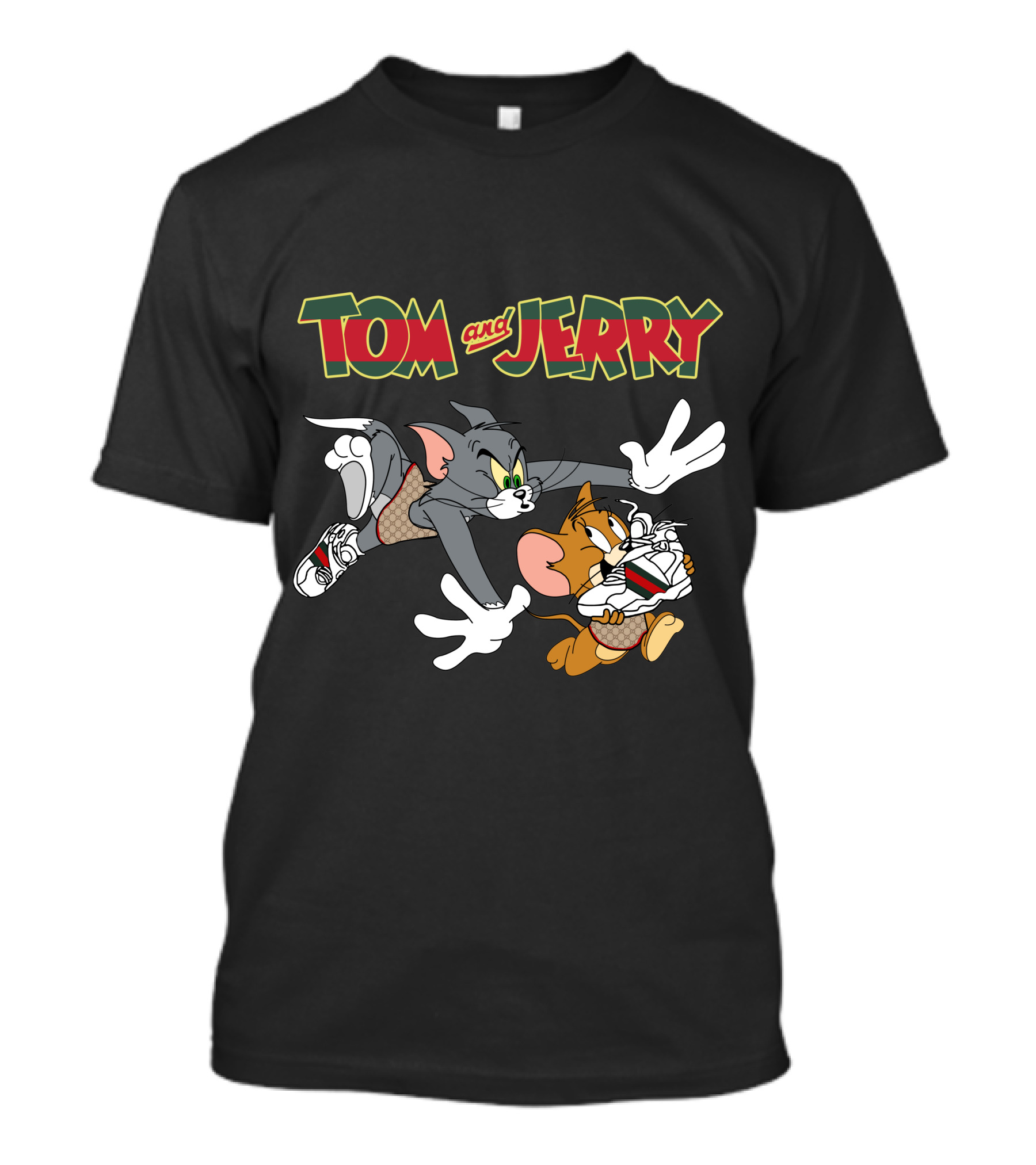 Tom And Jerry Classic Cartoon Chase T-Shirt