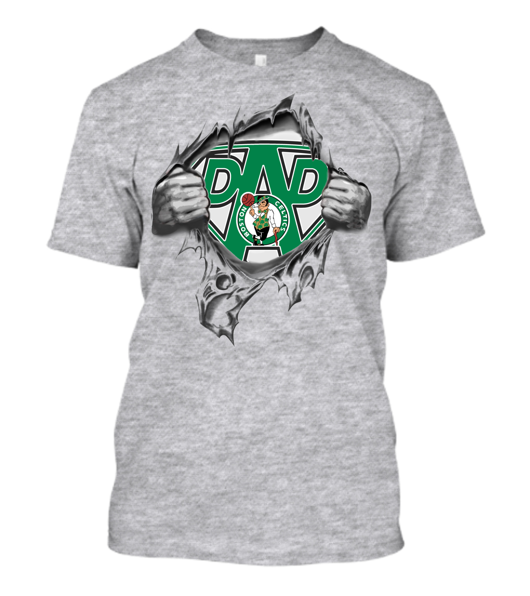 Boston Celtics Super Dad T-Shirt