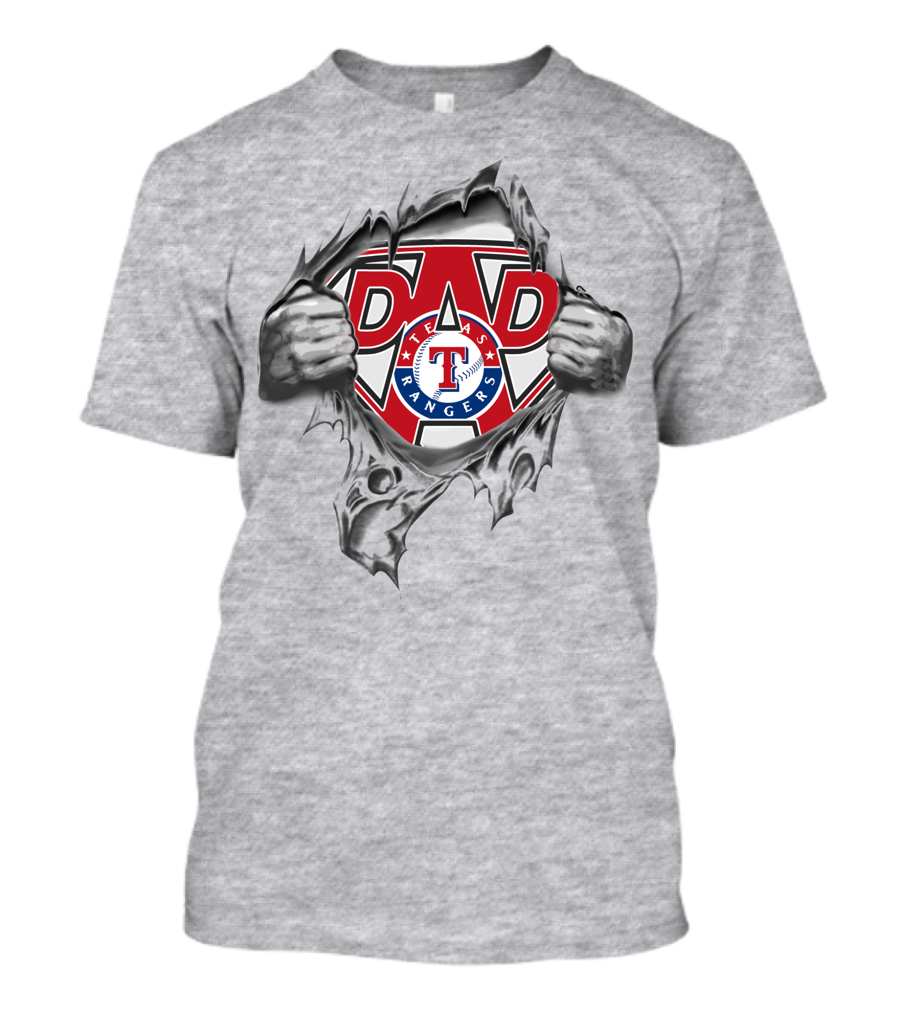 Texas Rangers Super Dad T-Shirt