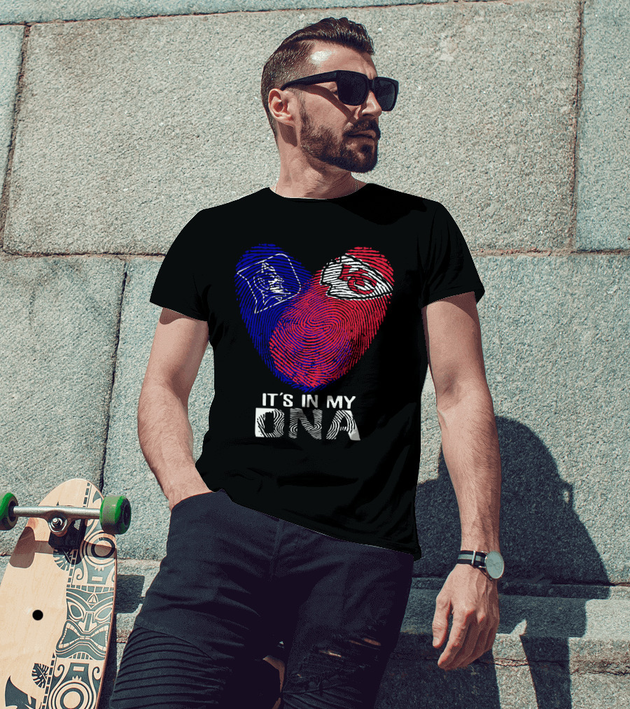 Duke Blue Devils Kansas City Chiefs It's In My Dna T-Shirt