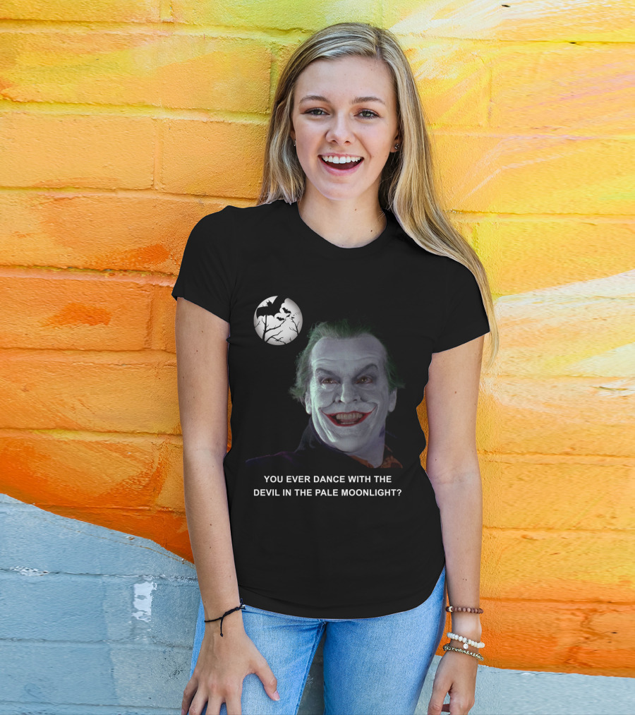 Joker Batman Jack Nicholson Smile Iconic Villain T-Shirt