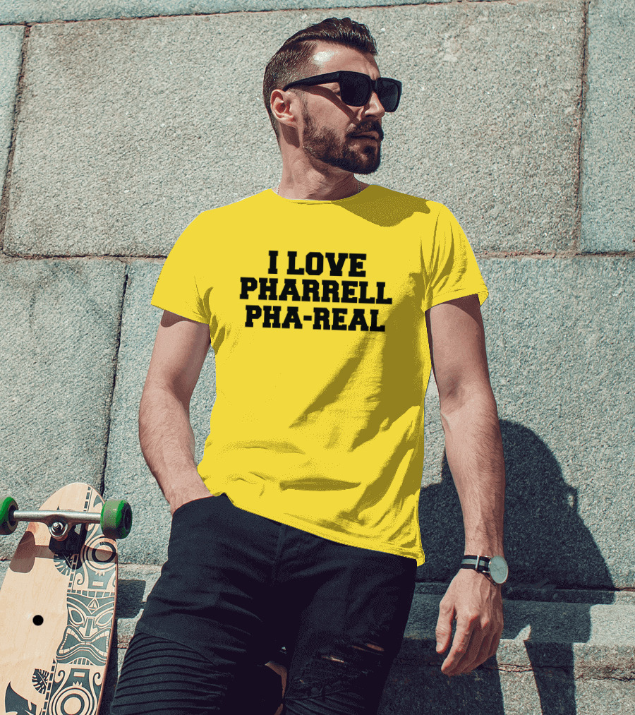 I Love Pharrell Pha-Real The Neptunes Marc Goldstein T-Shirt