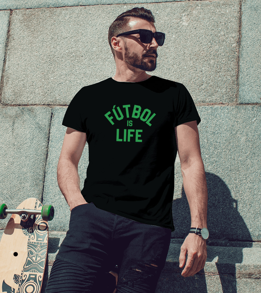 Standing Room Only Shop Fútbol Is Life Dani Rojas Football Soccer Fan T-Shirt